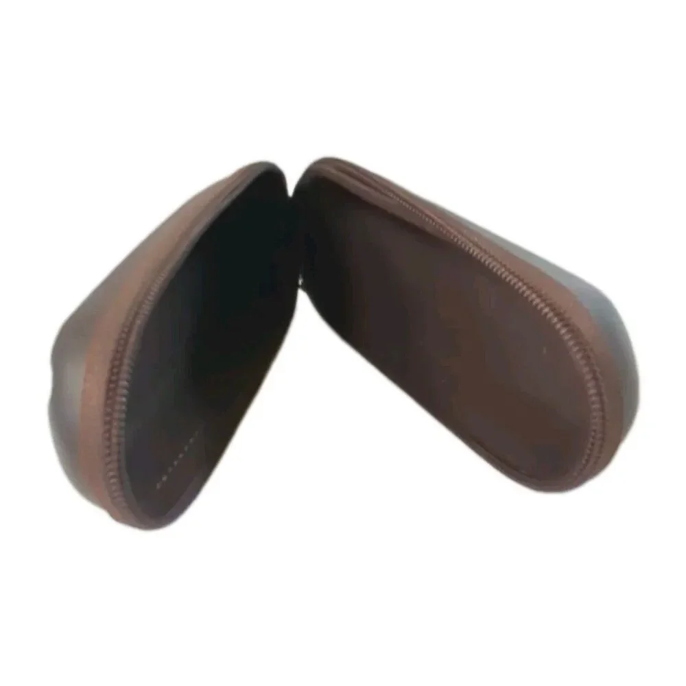 Authentic Timberland Eyewear Case - Classic Brown Zip-Around Storage